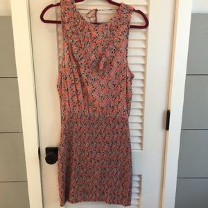 FREE PEOPLE I’m Your Favorite Floral Mini Shirred